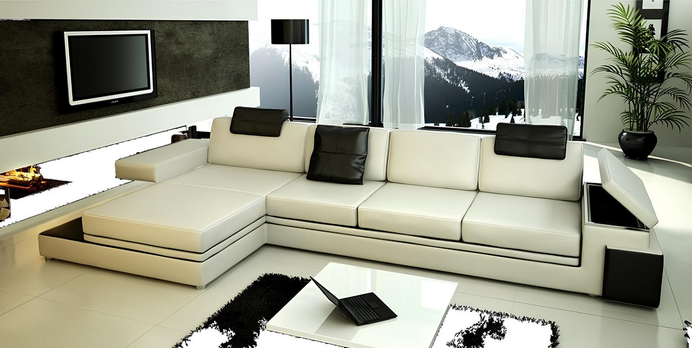 Xlmoebel Ecksofa Modernes Wohnzimmer-Sofa mit Stoffbezug, Eckpolsterung, Textildetails, Hergestellt in Europa Xlmoebel Ecksofa Modernes Wohnzimmer-Sofa mit Stoffbezug, Eckpolsterung, Textildetails, Hergestellt in Europa von Xlmoebel