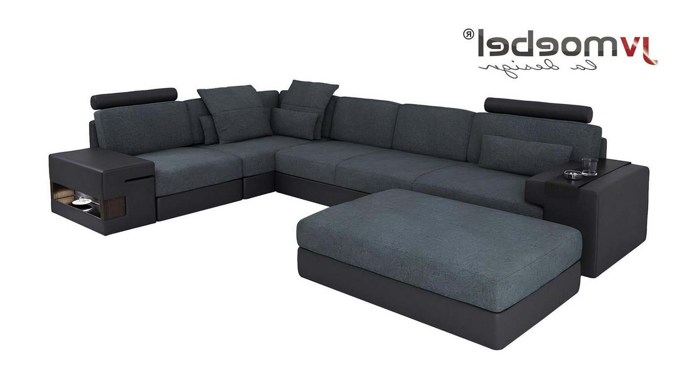 Xlmoebel Ecksofa Neu Holz Ecksofa mit L-förmigen Sitzgarnituren und Sitzkissen für Ihr, Hergestellt in Europa Xlmoebel Ecksofa Neu Holz Ecksofa mit L-förmigen Sitzgarnituren und Sitzkissen für Ihr, Hergestellt in Europa von Xlmoebel