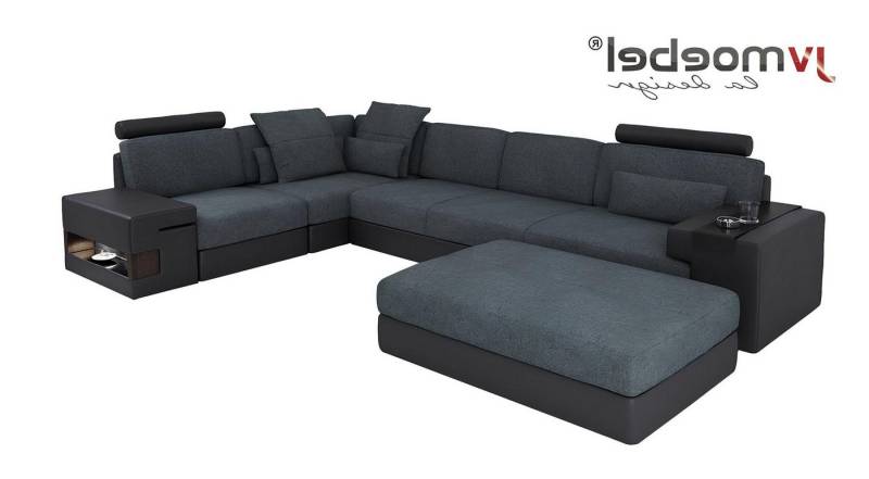 Xlmoebel Ecksofa Neu Holz Ecksofa mit L-förmigen Sitzgarnituren und Sitzkissen für Ihr, Hergestellt in Europa von Xlmoebel