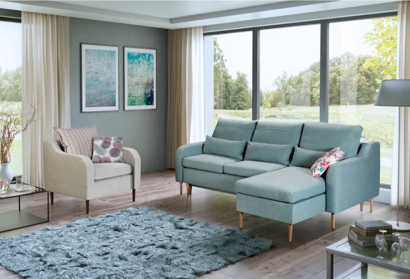 Xlmoebel Ecksofa Neues Design-Schlafsofa für das Wohnzimmer - Eckcouch, Polsterbett., Hergestellt in Europa von Xlmoebel