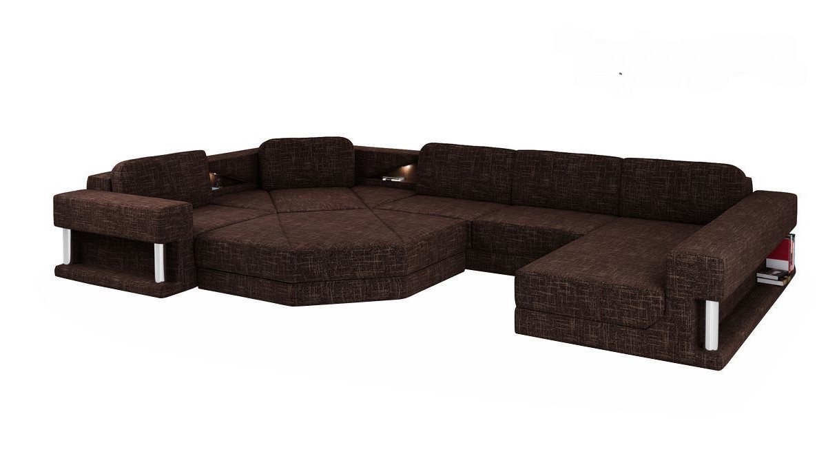 Xlmoebel Wohnlandschaft Neues Ecksofa in U-Form mit Design, Bettfunktion aus Textil oder Leder, Hergestellt in Europa Xlmoebel Wohnlandschaft Neues Ecksofa in U-Form mit Design, Bettfunktion aus Textil oder Leder, Hergestellt in Europa von Xlmoebel