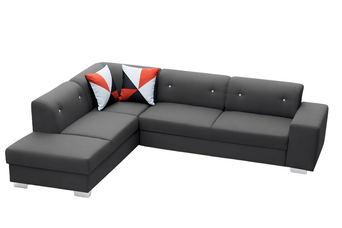 Xlmoebel Ecksofa Neues Ecksofa mit Designer Bettfunktion und Bettkasten - Schlafsofa, Hergestellt in Europa von Xlmoebel
