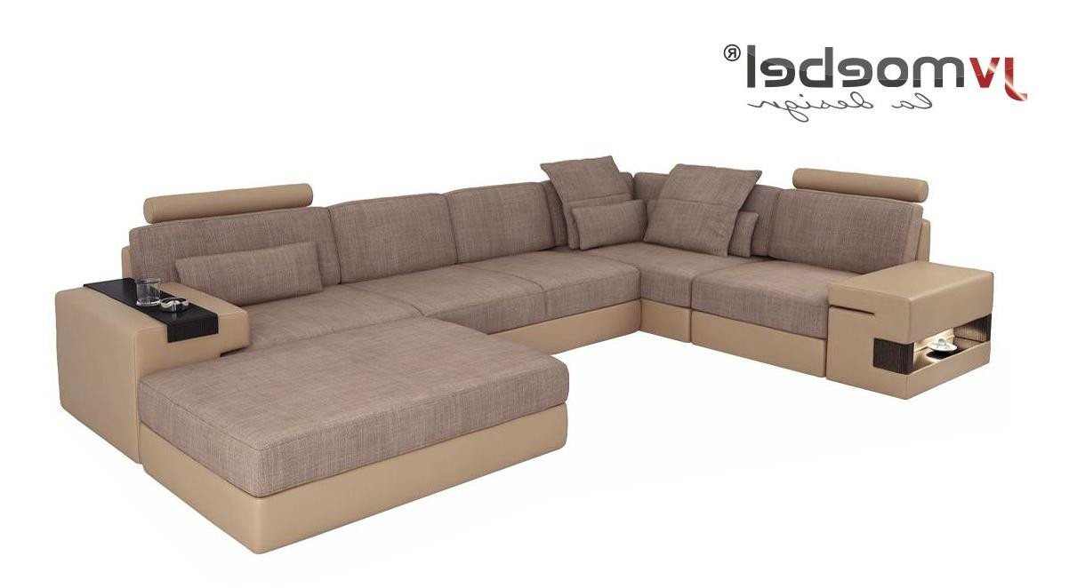 Xlmoebel Ecksofa Neues Set für das Wohnzimmer mit modernem Leder-Ecksofa Hocker, Hergestellt in Europa von Xlmoebel