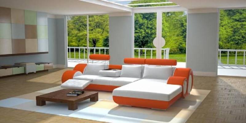Xlmoebel Ecksofa Neuheit: Moderne Designer Wohnlandschaft Ecksofa Polster Ledercouch, Hergestellt in Europa von Xlmoebel