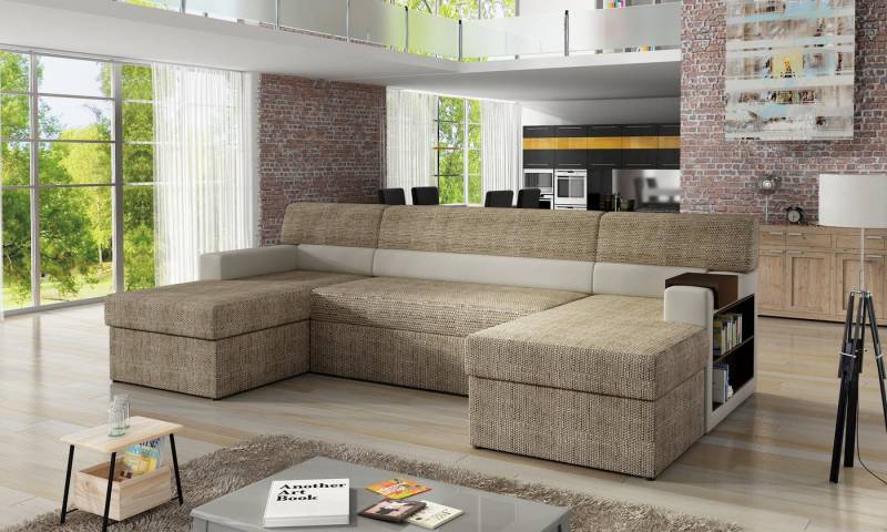 Xlmoebel Ecksofa Polster Eckcouch mit Bettfunktion – Komfortables Schlafsofa, Hergestellt in Europa von Xlmoebel