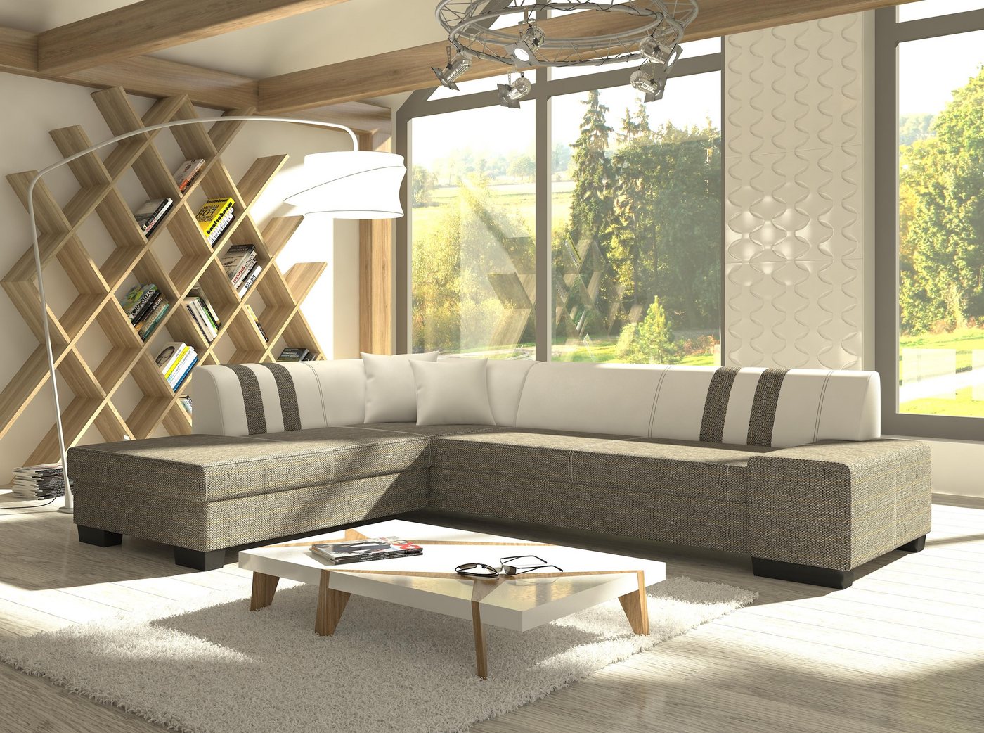 Xlmoebel Ecksofa Schlafcouch mit Bettfunktion – Design Sofa aus Leder oder Textil, Hergestellt in Europa Xlmoebel Ecksofa Schlafcouch mit Bettfunktion – Design Sofa aus Leder oder Textil, Hergestellt in Europa von Xlmoebel