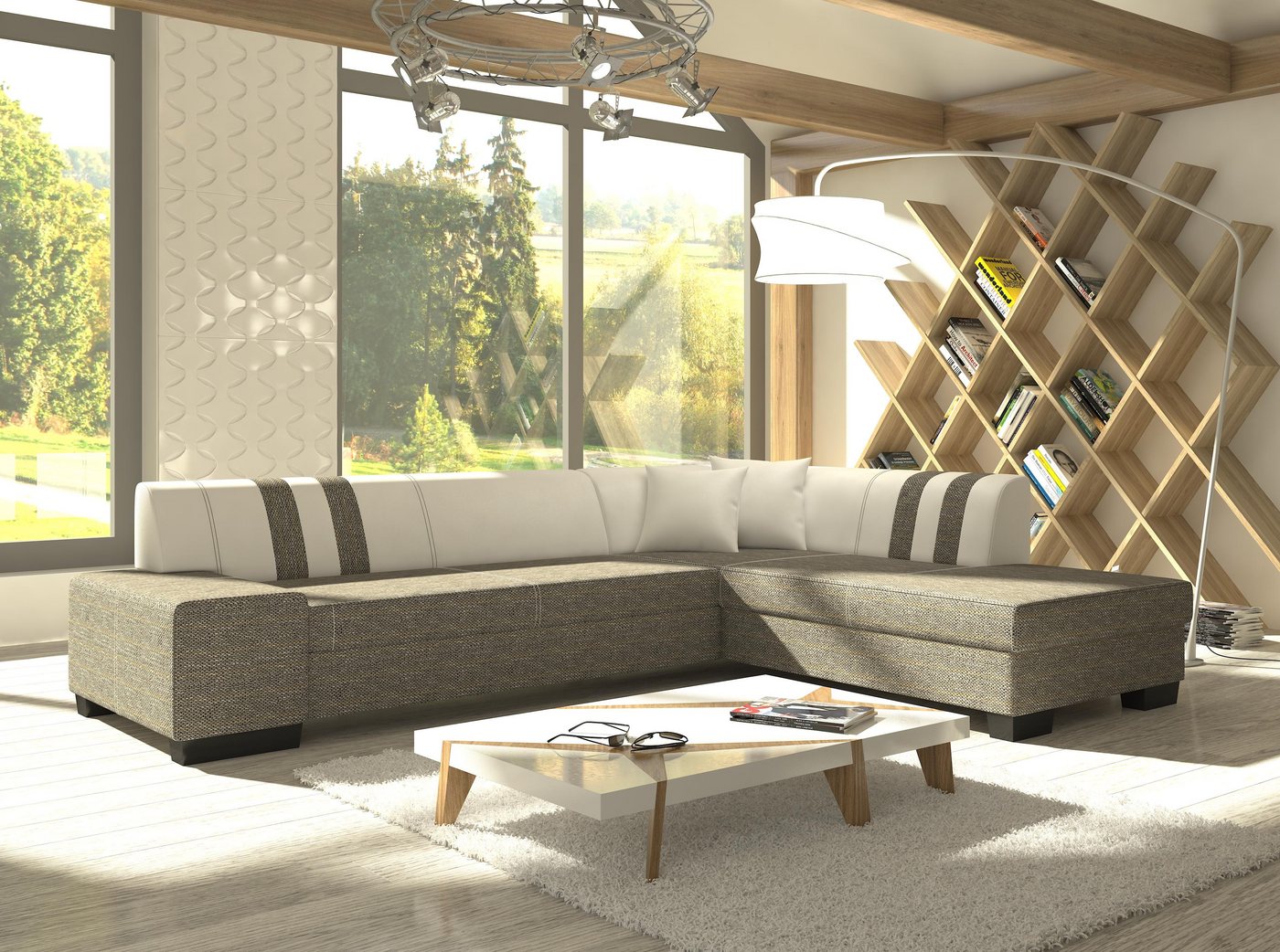 Xlmoebel Ecksofa Schlafcouch mit Bettfunktion – Design Sofa aus Leder oder Textil, Hergestellt in Europa Xlmoebel Ecksofa Schlafcouch mit Bettfunktion – Design Sofa aus Leder oder Textil, Hergestellt in Europa von Xlmoebel