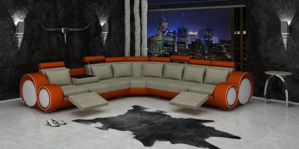 Xlmoebel Ecksofa TEXTILES SOFA mit USB DESIGNERSOFA SET LEDER ECKSOFA WOHNLANDSCHAFT, Hergestellt in Europa Xlmoebel Ecksofa TEXTILES SOFA mit USB DESIGNERSOFA SET LEDER ECKSOFA WOHNLANDSCHAFT, Hergestellt in Europa von Xlmoebel