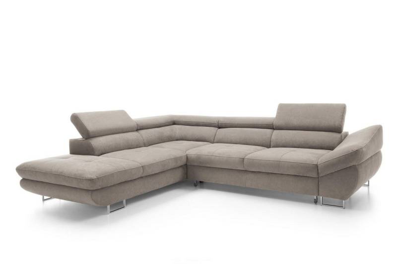 Xlmoebel Ecksofa Textil Wohnzimmermöbel mit weicher Polsterung in L-Form, 1 Teile, Hergestellt in Europa von Xlmoebel