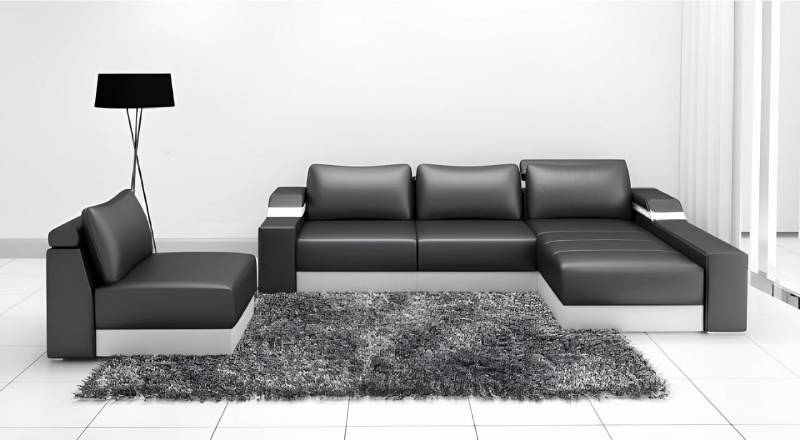 Xlmoebel Ecksofa Winkelsofa Winkel Couch mit USB Polsterung Leder Set Wohnlandschaft, Hergestellt in Europa Xlmoebel Ecksofa Winkelsofa Winkel Couch mit USB Polsterung Leder Set Wohnlandschaft, Hergestellt in Europa von Xlmoebel
