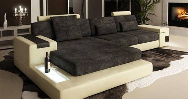 Xlmoebel Ecksofa Wohnlandschaft in L-Form mit großem XXL-Sofa + USB-Anschluss, Hergestellt in Europa Xlmoebel Ecksofa Wohnlandschaft in L-Form mit großem XXL-Sofa + USB-Anschluss, Hergestellt in Europa von Xlmoebel