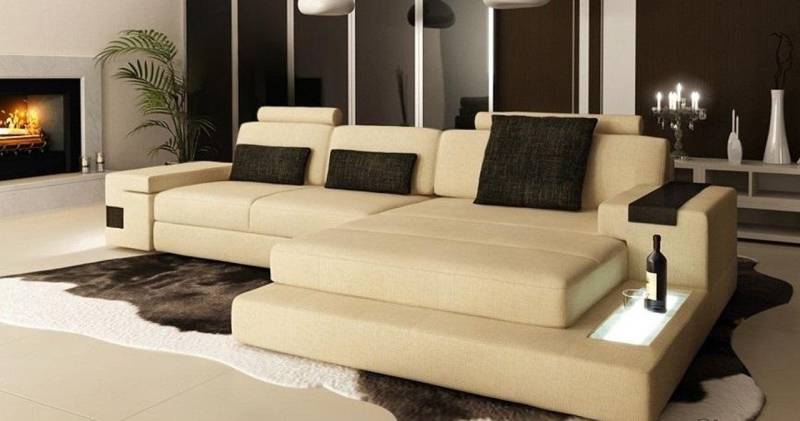 Xlmoebel Ecksofa Wohnlandschaft in L-Form mit großem XXL-Sofa + USB-Anschluss, Hergestellt in Europa Xlmoebel Ecksofa Wohnlandschaft in L-Form mit großem XXL-Sofa + USB-Anschluss, Hergestellt in Europa von Xlmoebel