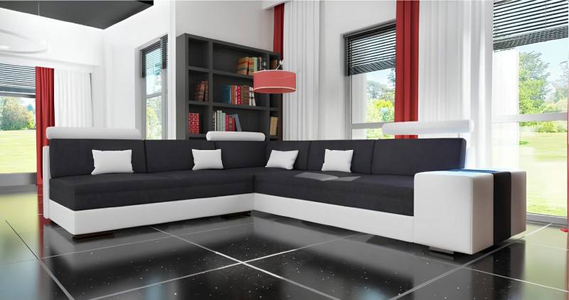 Xlmoebel Ecksofa Wohnlandschaft mit Ecksofa und Polsterung aus Textil Stoff oder Leder, Hergestellt in Europa Xlmoebel Ecksofa Wohnlandschaft mit Ecksofa und Polsterung aus Textil Stoff oder Leder, Hergestellt in Europa von Xlmoebel