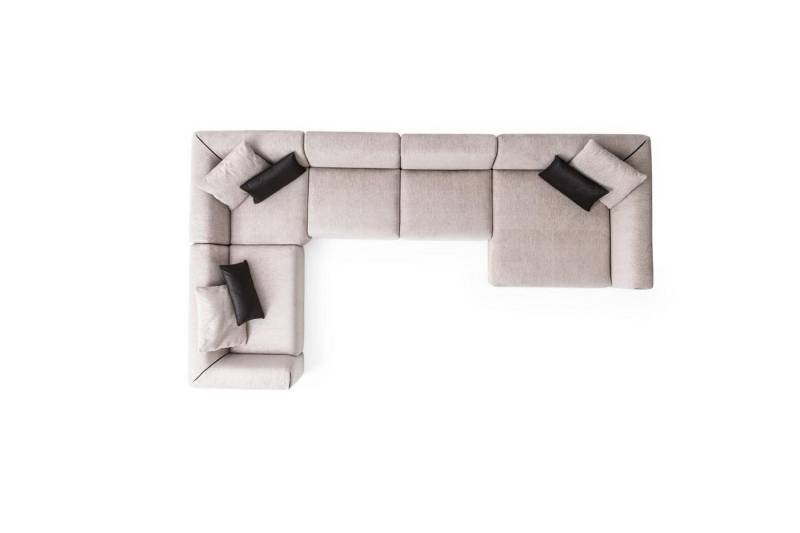 Xlmoebel Ecksofa Zeitgemäßes Ecksofa in U-Form für das Wohnzimmer im Stil einer, Hergestellt in Europa von Xlmoebel