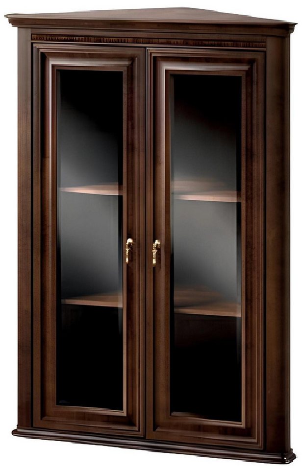 Xlmoebel Eckvitrine Traditioneller Vitrinenschrank - Modell V-WN (Klassische Vitrine Vitrinenschrank Vitrinen - Model V-WN Vitrine) Hergestellt in Europa von Xlmoebel