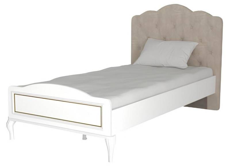 Xlmoebel Jugendbett Jugendzimmer-Set mit komfortablem Kinderbett in Weiß, moderne Möbel (Bett), Hergestellt in Europa von Xlmoebel