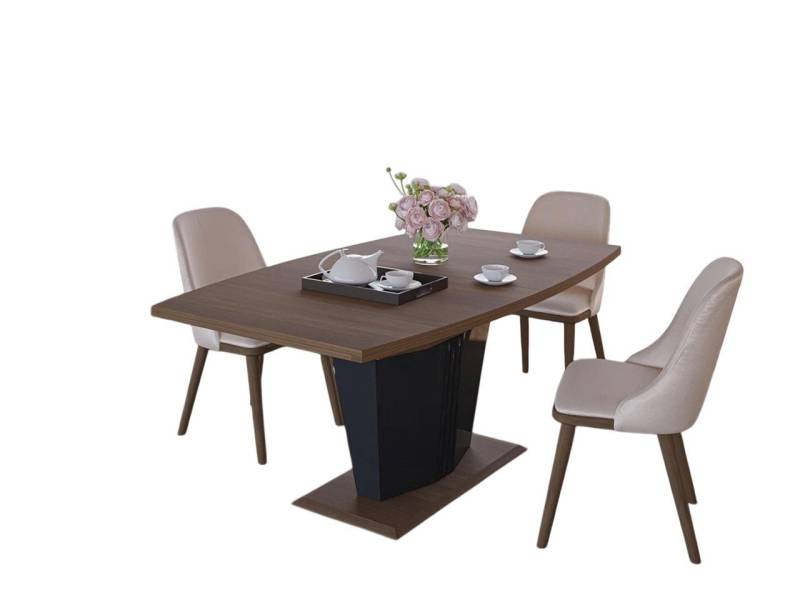 Xlmoebel Essgruppe 5-teiliges Esszimmer-Set im modernen mit Esstisch und 4 Stühle, (5-tlg., Esszimmer Set 5tlg (Esstisch + 4x Stühle), Hergestellt in Europa von Xlmoebel
