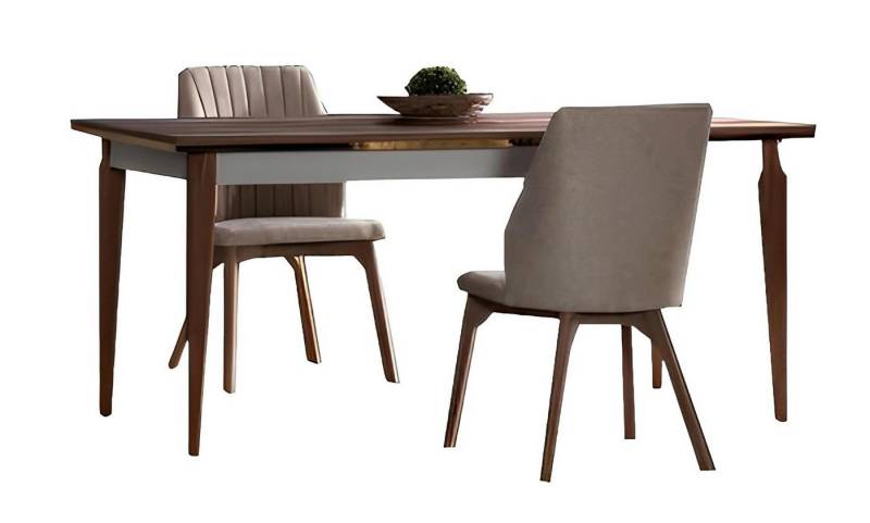 Xlmoebel Essgruppe 5-teiliges Esszimmer-Set mit Esstisch und 4 Stühlen, bestehend aus, (5tlg. Esszimmer Set (Tisch + 4x Stuhle), Hergestellt in Europa von Xlmoebel