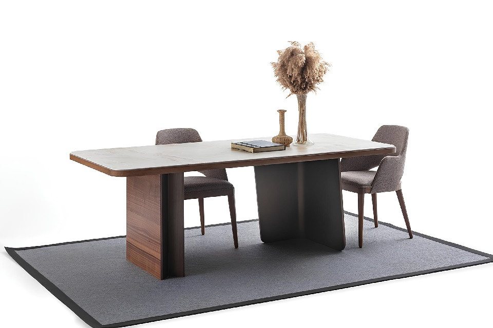 Xlmoebel Essgruppe 5-teiliges Esszimmermöbel-Set mit Esstisch und 4 Stühlen in modernem, (5-tlg., Esszimmer-Set 5tlg. (Esstisch + 4x Stühle)(CST), Hergestellt in Europa von Xlmoebel