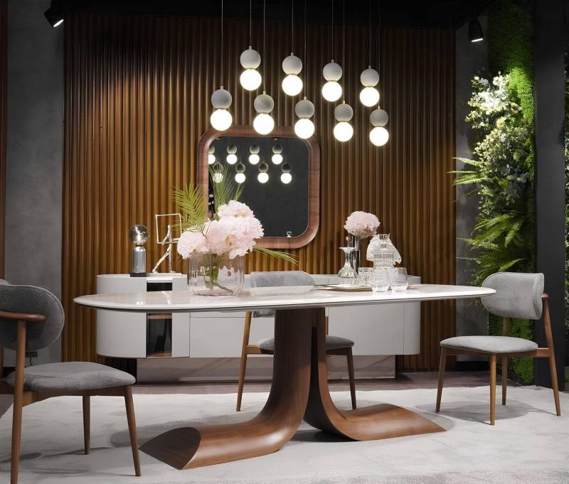 Xlmoebel Essgruppe Luxuriöses 4-teiliges Esszimmer-Set mit Esstisch und 4 Stühlen, (Esszimmer Set 4tlg (Esstisch + 4x Stühle), Hergestellt in Europa von Xlmoebel