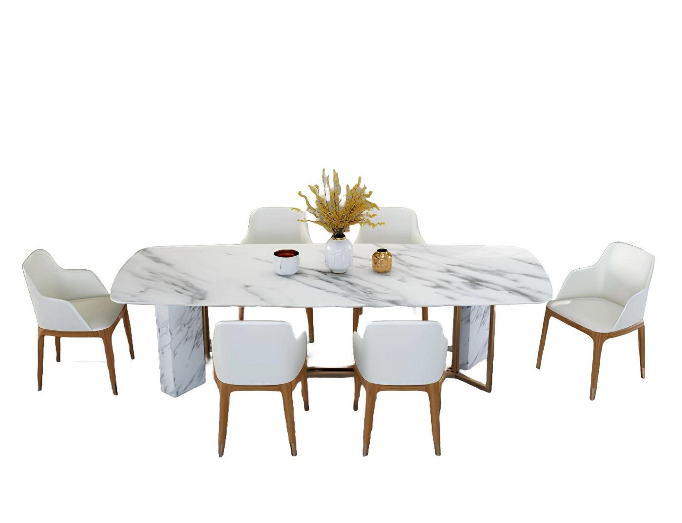 Xlmoebel Essgruppe Vollständiges Esszimmer-Set mit Esstisch und 6 Stühlen, Hergestellt in Europa Xlmoebel Essgruppe Vollständiges Esszimmer-Set mit Esstisch und 6 Stühlen, Hergestellt in Europa von Xlmoebel