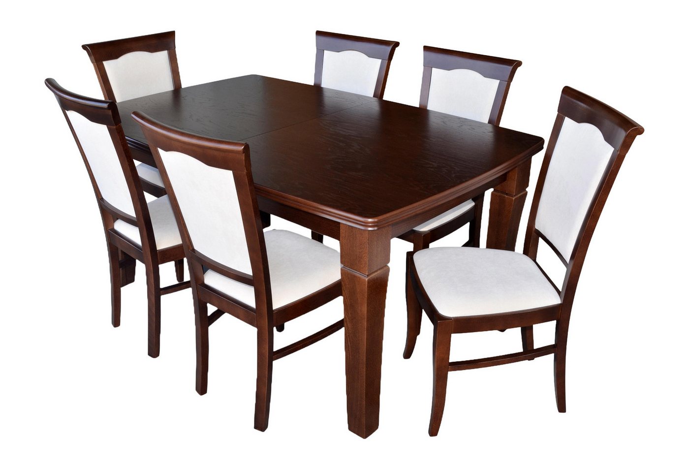 Xlmoebel Essgruppe Wohnzimmer Esszimmer Set mit Designer Tisch und 6 Stühlen, (Essgruppe Tisch + 6 Stühle S26K13), Hergestellt in Europa von Xlmoebel