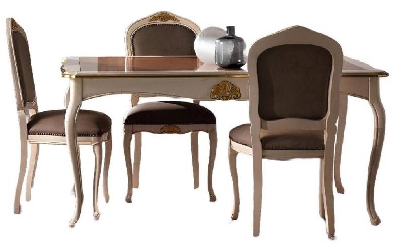 Xlmoebel Esstisch Esstisch aus authentischem Holz im klassischen Barock-Antik-Stil (1-St., Esstisch), Hergestellt in Europa von Xlmoebel