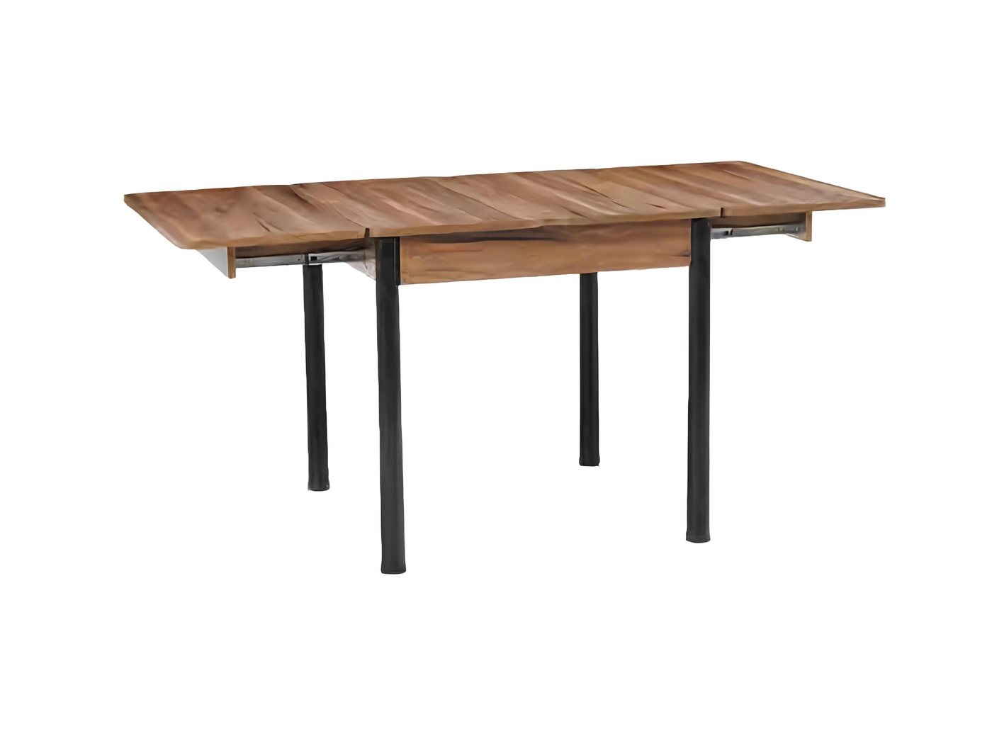 Xlmoebel Esstisch Küchentisch in quadratischer Form ausziehbar aus Holz, Maße 80x80 (Esstisch), Hergestellt in Europa von Xlmoebel