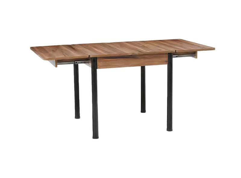 Xlmoebel Esstisch Küchentisch in quadratischer Form ausziehbar aus Holz, Maße 80x80 (Esstisch), Hergestellt in Europa von Xlmoebel