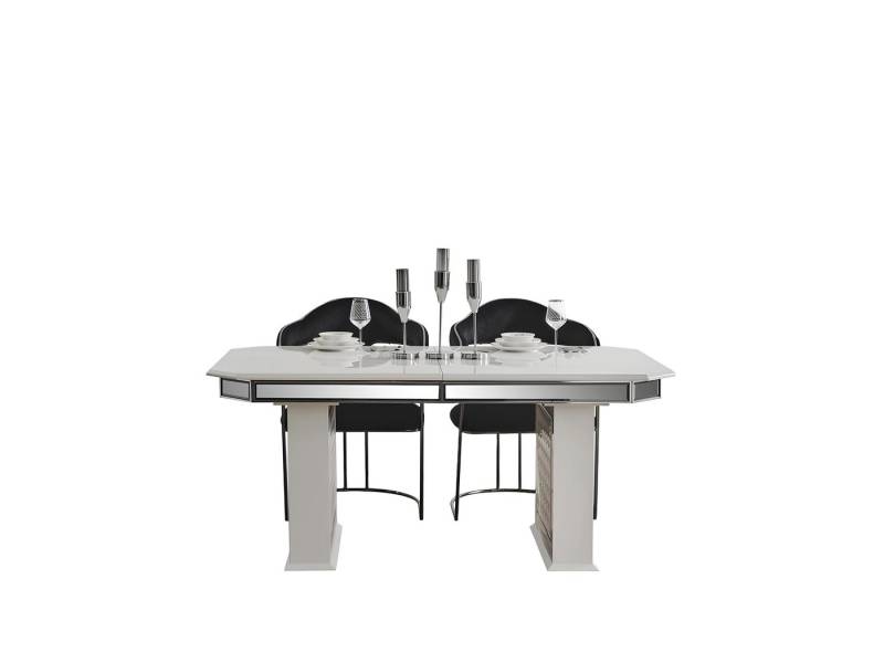 Xlmoebel Esstisch Luxuriöser Ausziehtisch in Beige mit elegantem Design für das (1-St., Esstisch), Hergestellt in Europa von Xlmoebel