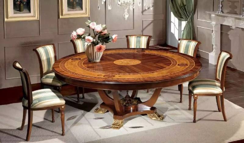 Xlmoebel Esstisch Neue braune Holz-Esstisch im klassischen Stil für das Wohnzimmer - (1-St., Esstisch), Hergestellt in Europa von Xlmoebel
