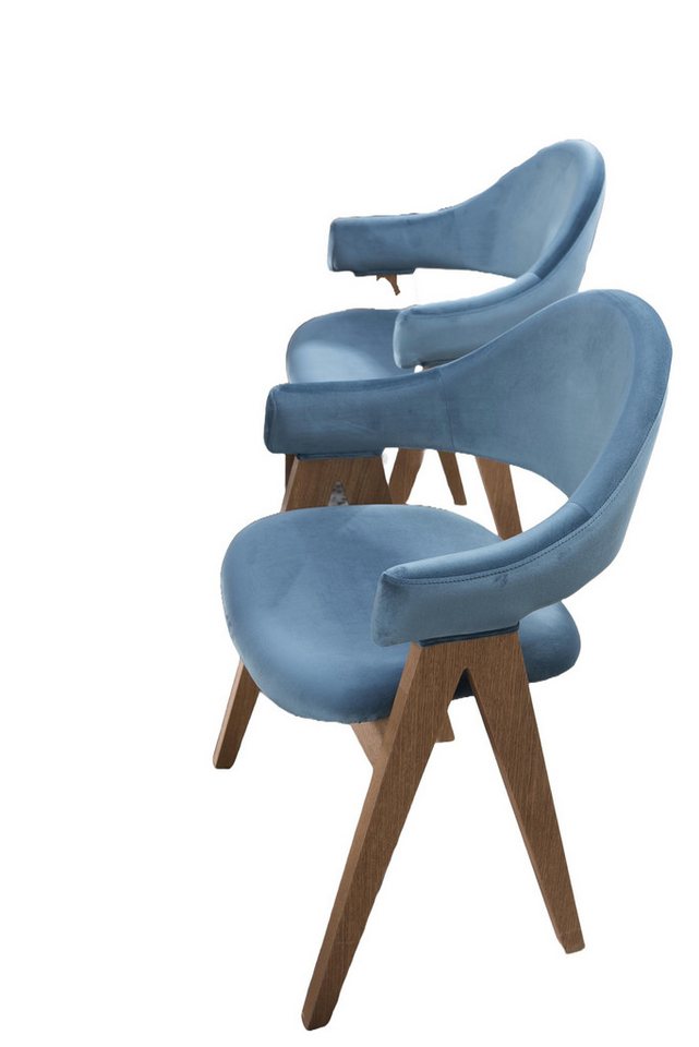 Xlmoebel Esszimmer-Set Luxuriöses Esszimmer-Set mit 6 massiven Holzstühlen in edlem Design, (Set 6x Stuh 4062292182761), Hergestellt in Europa von Xlmoebel