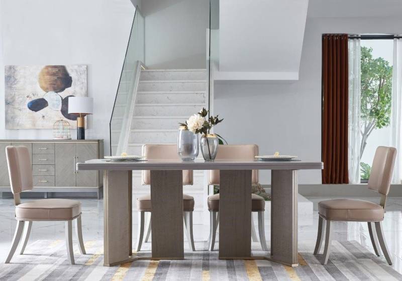 Xlmoebel Essgruppe Neu 6er Stühle Set für Wohn- und Esszimmer Holzgestell mit Leder, (6x Stuehle), Hergestellt in Europa von Xlmoebel