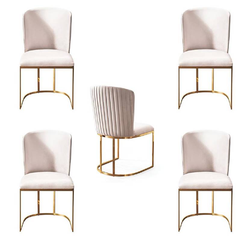 Xlmoebel Polsterstuhl 4er Stuhl Set für Wohn- und Esszimmer im modernen Textil-Stil (4 St), Hergestellt in Europa Xlmoebel Polsterstuhl 4er Stuhl Set für Wohn- und Esszimmer im modernen Textil-Stil (4 St), Hergestellt in Europa von Xlmoebel