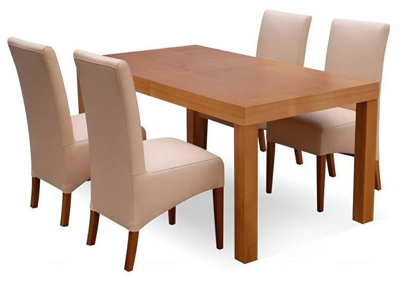 Xlmoebel Sitzgruppe 4er Stuhl-Set mit gepolsterten Designer-Stühlen für Küche, Hergestellt in Europa Xlmoebel Sitzgruppe 4er Stuhl-Set mit gepolsterten Designer-Stühlen für Küche, Hergestellt in Europa von Xlmoebel