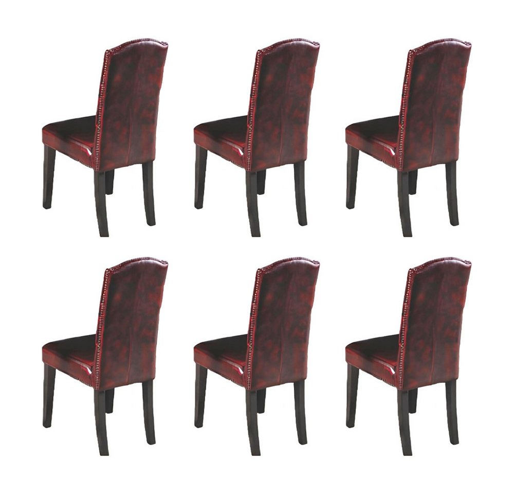 Xlmoebel Esszimmerstuhl 6er Set Chesterfield Polsterstühle aus Leder und Stoff brandneu, Hergestellt in Europa Xlmoebel Esszimmerstuhl 6er Set Chesterfield Polsterstühle aus Leder und Stoff brandneu, Hergestellt in Europa von Xlmoebel