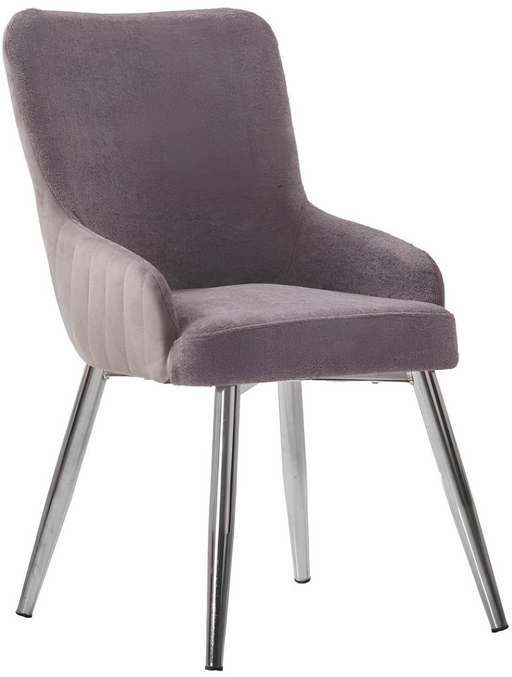 Xlmoebel Polsterstuhl 6er-Set Stühle Esszimmer mit metallischem Design und Stoffpolsterung, Hergestellt in Europa Xlmoebel Polsterstuhl 6er-Set Stühle Esszimmer mit metallischem Design und Stoffpolsterung, Hergestellt in Europa von Xlmoebel