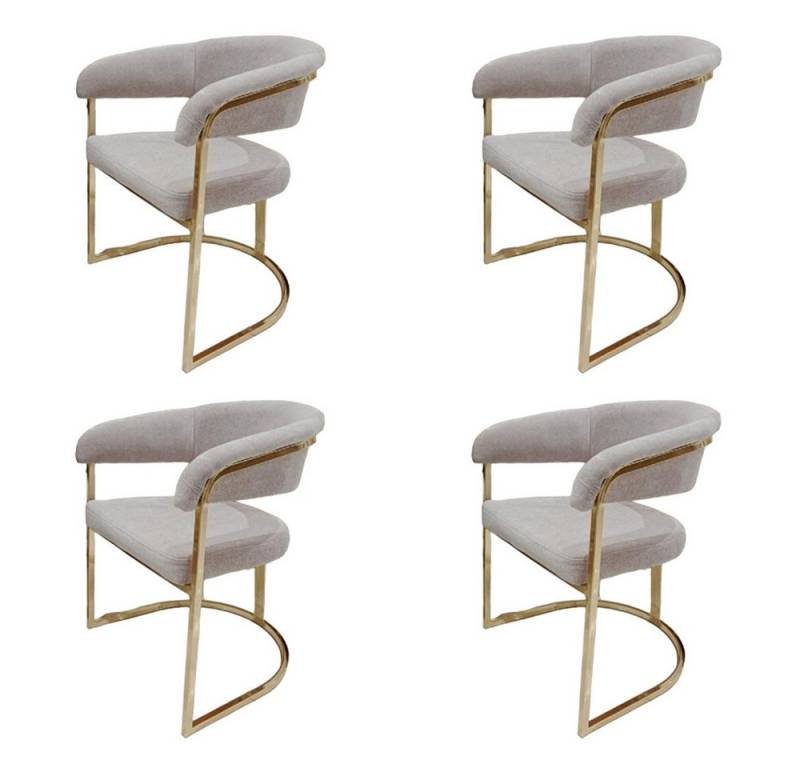 Xlmoebel Armlehnstuhl Esszimmer 4 Stühle mit einzigartiger Formgebung Sofort (4 St), Made in Europa von Xlmoebel