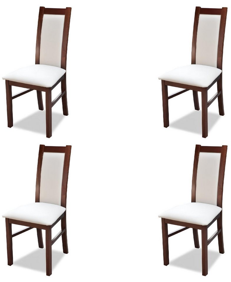 Xlmoebel Polsterstuhl Esszimmer-Set mit 4 Stühlen aus echtem Holz und gepolstertem Sitz (4 St), Hergestellt in Europa Xlmoebel Polsterstuhl Esszimmer-Set mit 4 Stühlen aus echtem Holz und gepolstertem Sitz (4 St), Hergestellt in Europa von Xlmoebel