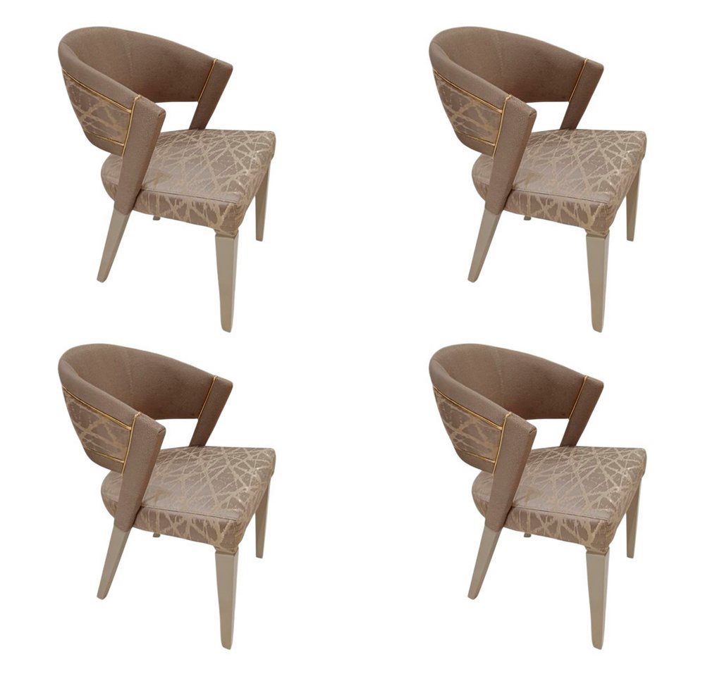 Xlmoebel Esszimmerstuhl Exklusives Set mit 4 Stühlen in luxuriösem Design und erstklassiger, Hergestellt in Europa von Xlmoebel