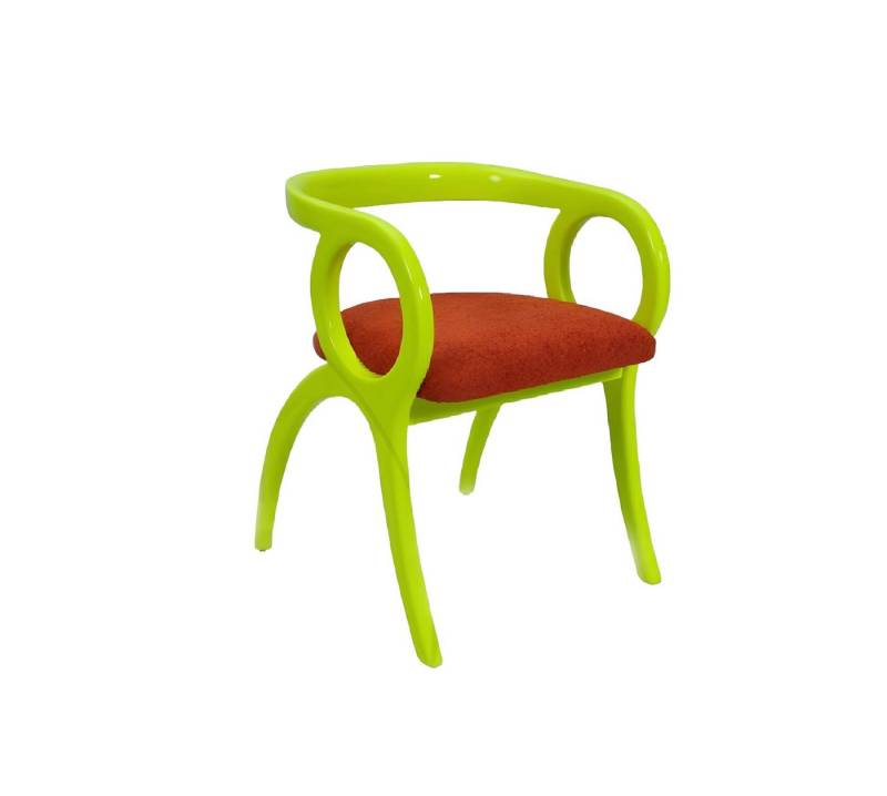 Xlmoebel Esszimmerstuhl Luxuriöser Einzelsitz Designer Stuhl in Grün für das Esszimmer, Hergestellt in Europa Xlmoebel Esszimmerstuhl Luxuriöser Einzelsitz Designer Stuhl in Grün für das Esszimmer, Hergestellt in Europa von Xlmoebel