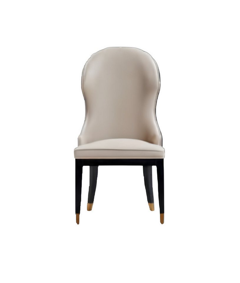 Xlmoebel Esszimmerstuhl Moderne Leder Sitzmöbel für Esszimmer Fernsehzimmer und Lounge (1 St), Hergestellt in Europa von Xlmoebel