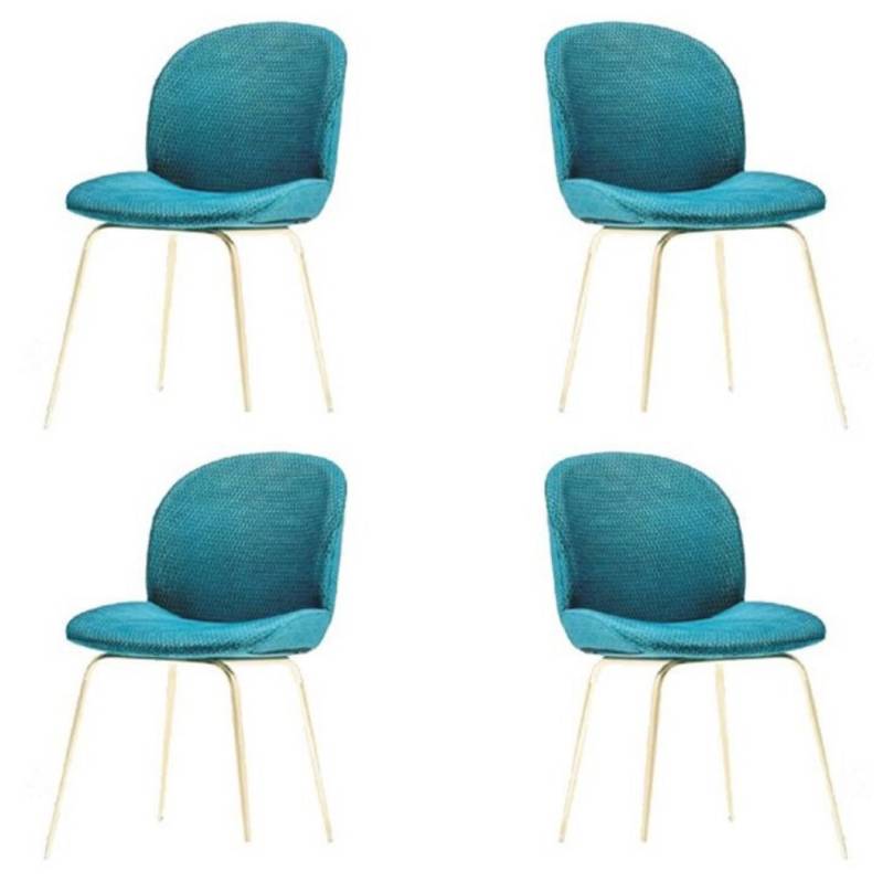 Xlmoebel Polsterstuhl Neu gestaltete Esszimmerstühle - Set mit 4 gepolsterten Stühlen (4 St), Hergestellt in Europa Xlmoebel Polsterstuhl Neu gestaltete Esszimmerstühle - Set mit 4 gepolsterten Stühlen (4 St), Hergestellt in Europa von Xlmoebel