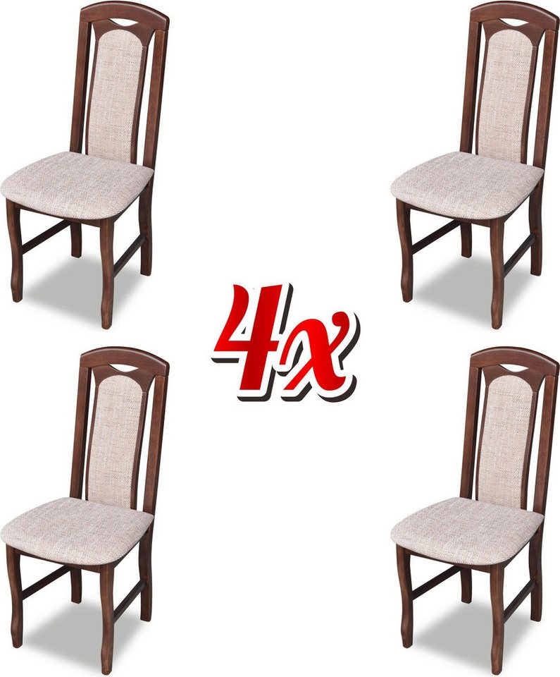 Xlmoebel Esszimmerstuhl Neue Esszimmergruppe aus Holz mit Leder- und Textilbezug bestehend, Hergestellt in Europa Xlmoebel Esszimmerstuhl Neue Esszimmergruppe aus Holz mit Leder- und Textilbezug bestehend, Hergestellt in Europa von Xlmoebel