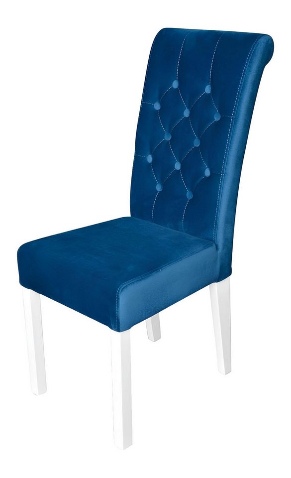 Xlmoebel Esszimmerstuhl Neue Esszimmerstühle im modernen Chesterfield-Stil 4er Set Stühle, Hergestellt in Europa von Xlmoebel