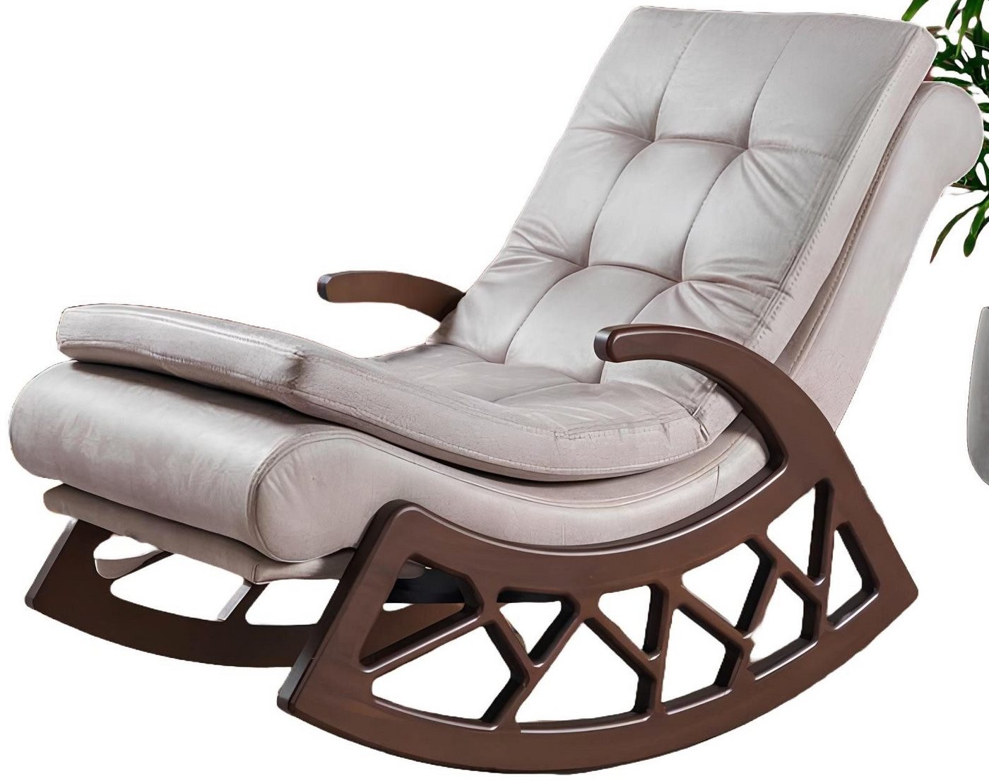 Xlmoebel Schaukelsessel Neuer eleganter Relax-Sessel aus Holz für das moderne Wohnen, Hergestellt in Europa Xlmoebel Schaukelsessel Neuer eleganter Relax-Sessel aus Holz für das moderne Wohnen, Hergestellt in Europa von Xlmoebel