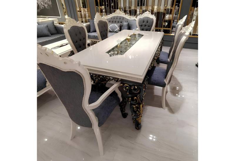 Xlmoebel Esszimmerstuhl Neuer eleganter Stuhl-Set mit luxuriösem Design und edlem Samtbezug (4 St), Hergestellt in Europa von Xlmoebel