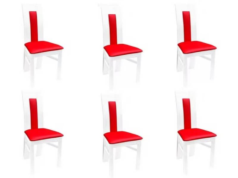 Xlmoebel Esszimmerstuhl Neues Set von 6 Esszimmerstühlen für das Wohnzimmer - Komplettgruppe, Hergestellt in Europa von Xlmoebel