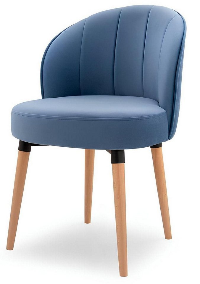 Xlmoebel Polsterstuhl Polsterstuhl mit königlichem Design für Esszimmer und Büro - Lehnstuhl (1 St), Hergestellt in Europa von Xlmoebel