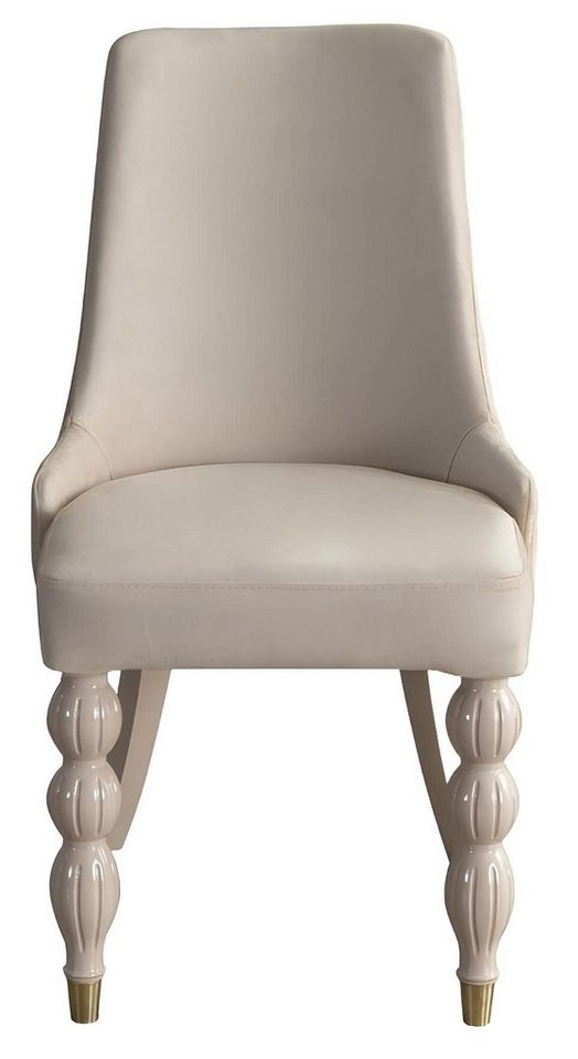 Xlmoebel Polsterstuhl Sechs bequeme Polsterstühle in Beige entworfen von einem Designer, Hergestellt in Europa Xlmoebel Polsterstuhl Sechs bequeme Polsterstühle in Beige entworfen von einem Designer, Hergestellt in Europa von Xlmoebel